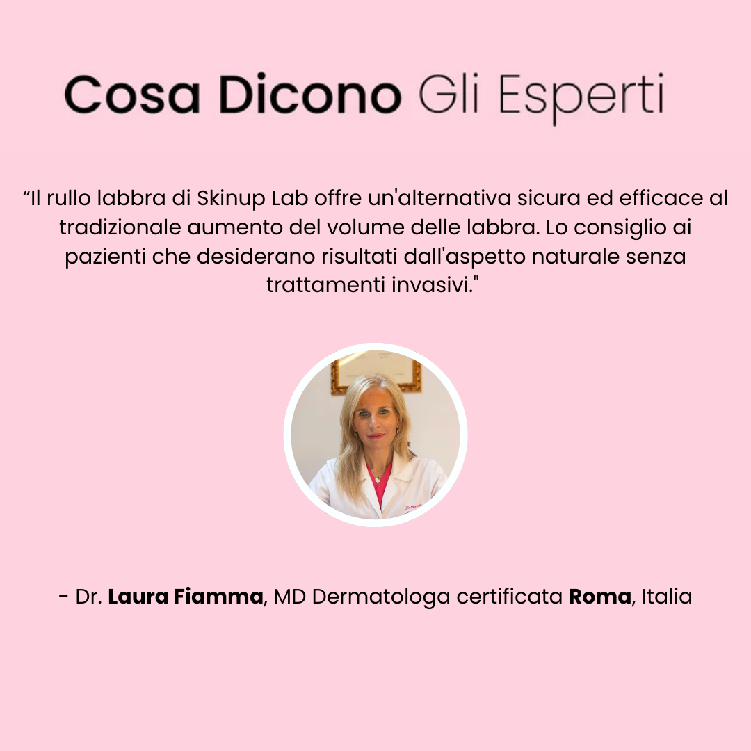 Lip volumizing roller