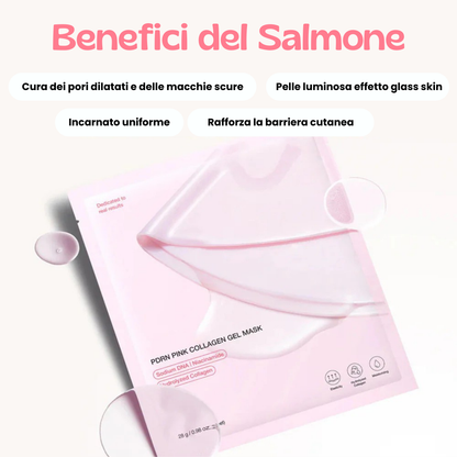 Organic salmon collagen mask (Box of 4 masks)
