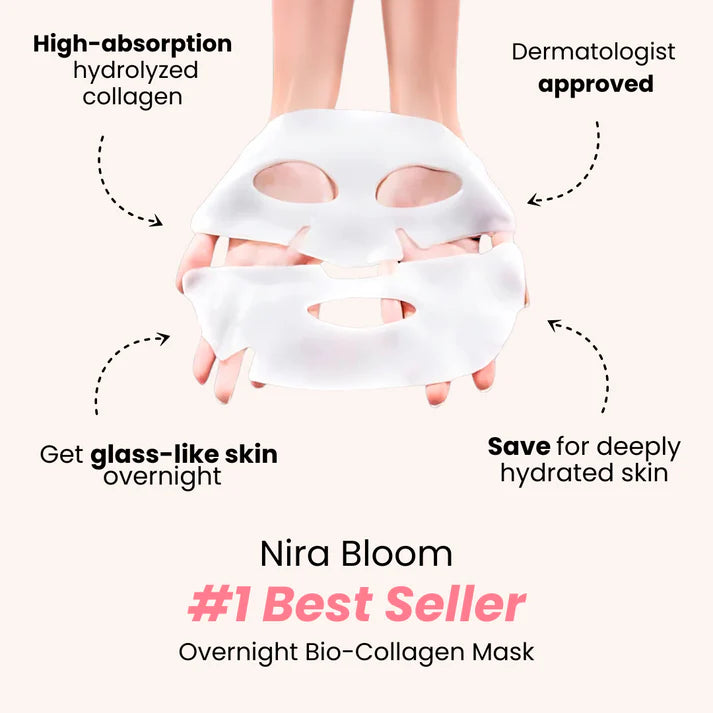 Bio-collagen mask reduces wrinkles by 75% after a single application