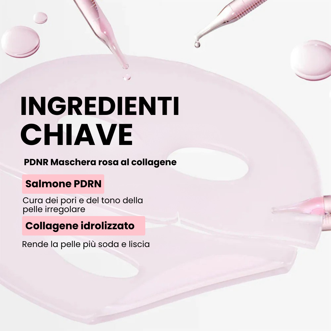 Organic salmon collagen mask (Box of 4 masks)