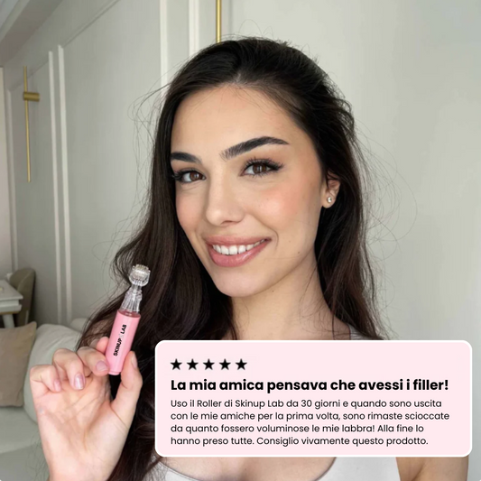 Lip volumizing roller