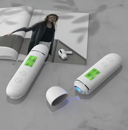 Portable Moisture & Oil Analyzer - Rechargeable LCD Tester for Healthy, Glowing Skin